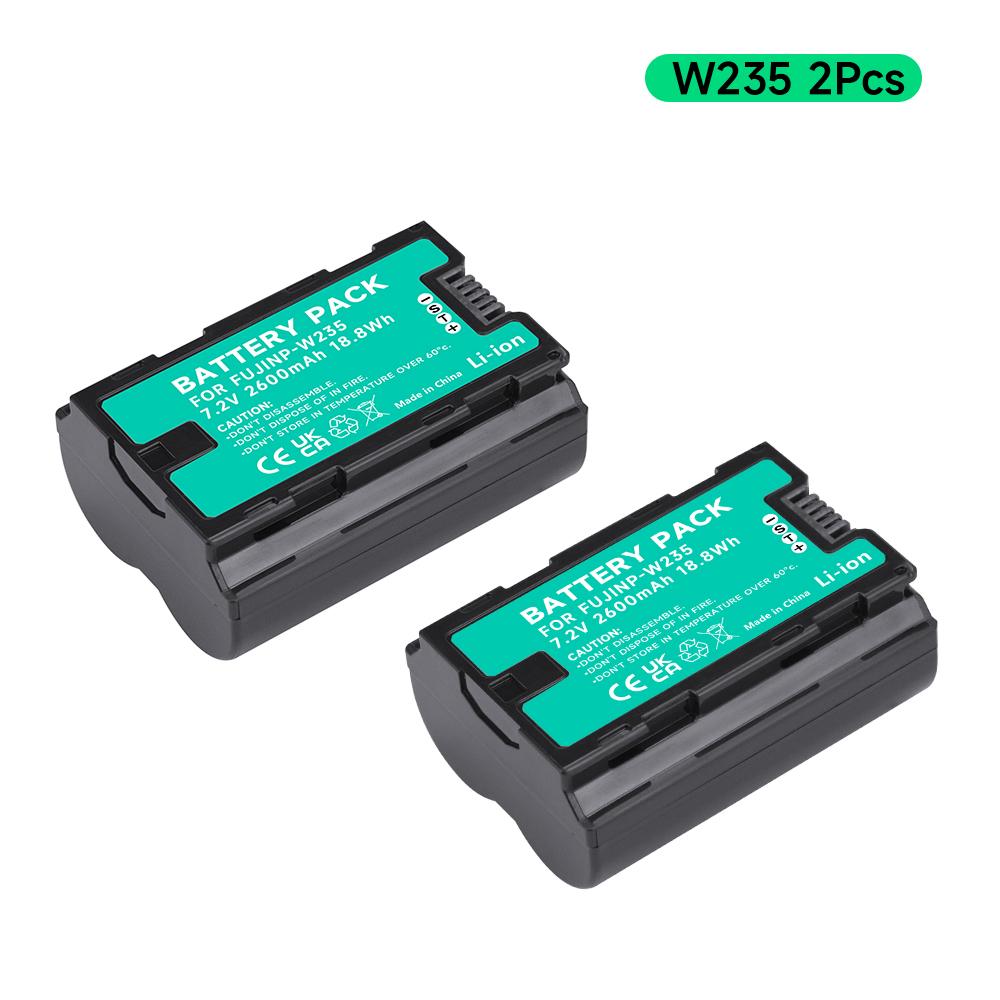 2600 mAh NP-W 235 Akku für Fujifilm X-T5 X-T4 GFX 50S II GFX 100S Digitalkamera 100S X-H2S GFX 50S II VG-XT4