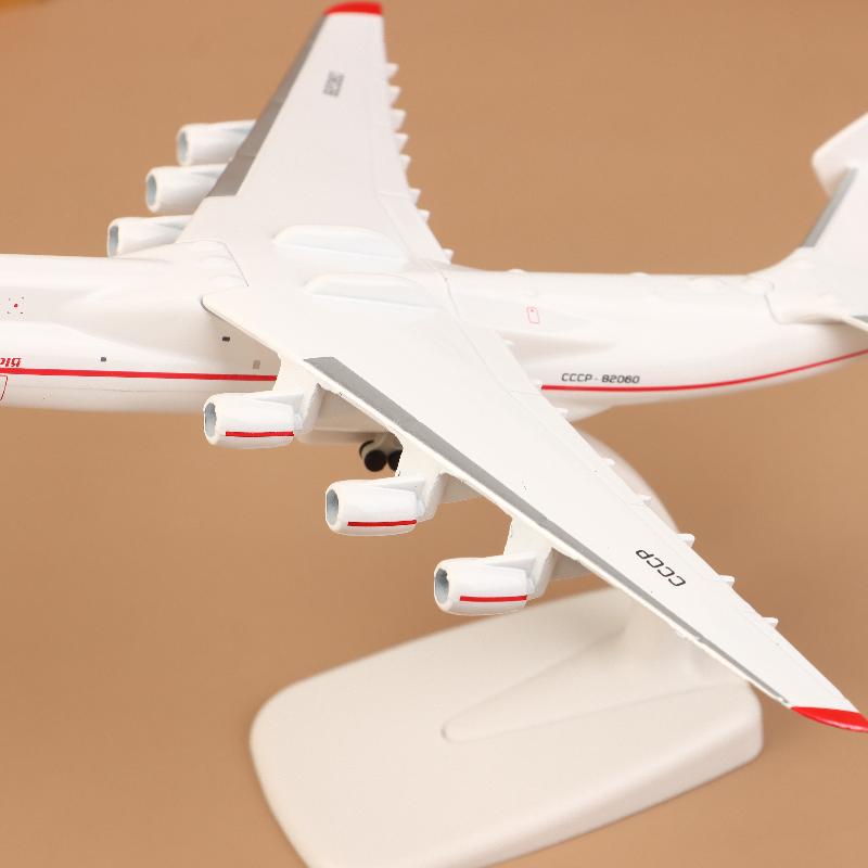 1 Set 1/400 Maßstab Replika Modell Spielzeug 20 cm Diecast Metalllegierung Sowjetisches An-225 Flugzeugmodell für Sammlung Dekoration Kunstwerk
