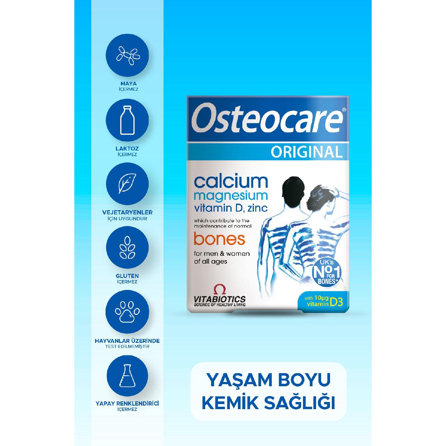 

Bone Health Vitamin 30 Tablet Containing Calcium, Magnesium, Zinc, Vitamin D