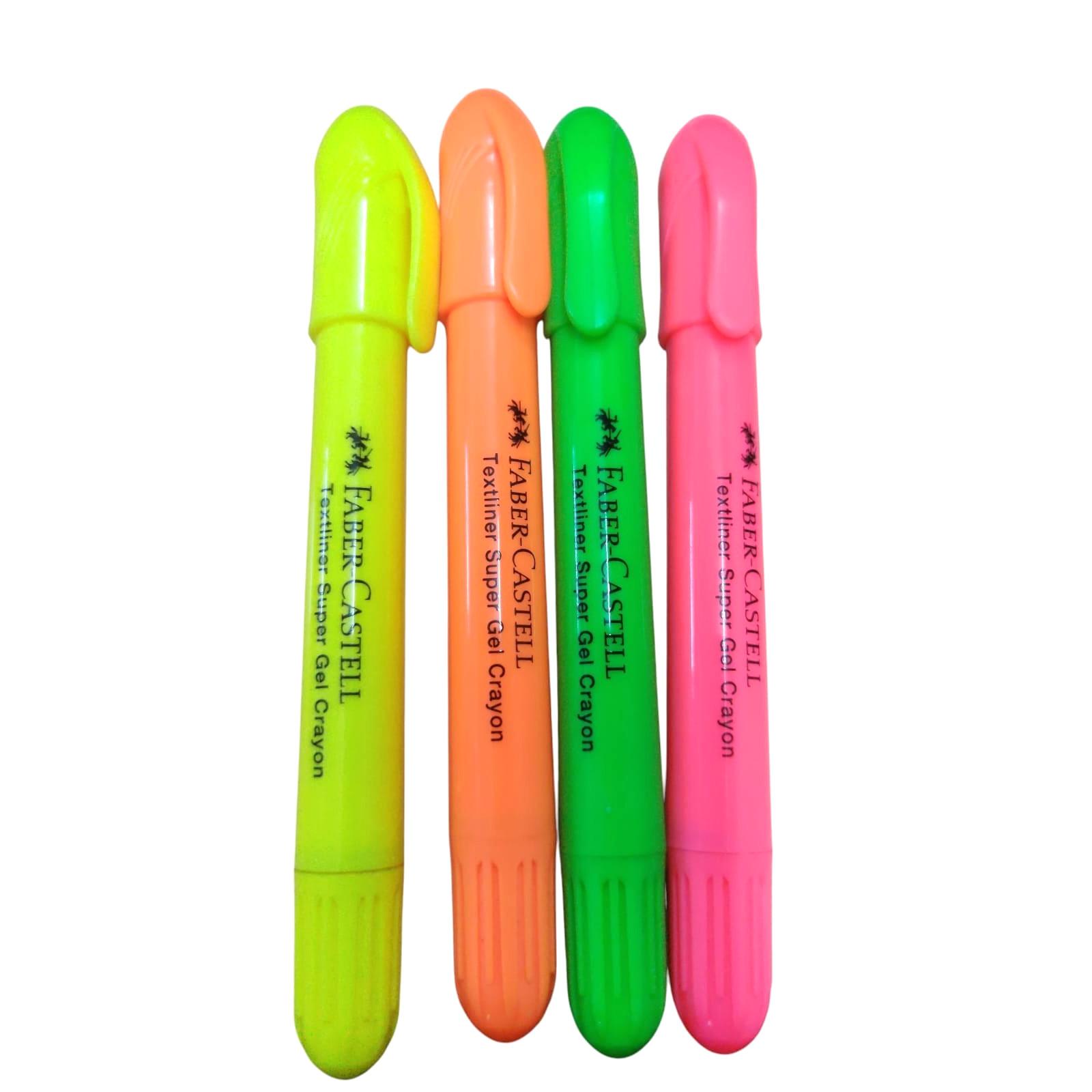 

@ Faber-Castell Gel Broad Text Liner Multicolor Set of 4 Zr-2817-60%Off