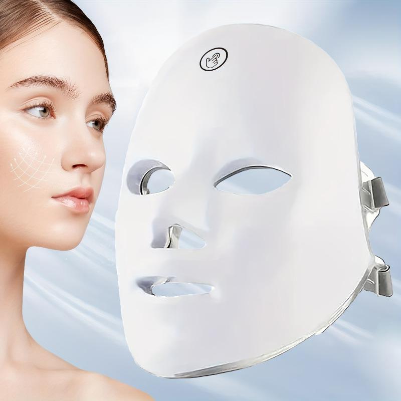 1PC Large Row Light Silicone Photon Skin Rejuvenation Beauty Mask Household Infrared LED Anti-wrinkle and Acne Mask Instrument