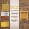 251Pcs Reliable Queen Rearing Package Convenient Queen Rearing Set Queen Rearing Kit  Queen Rearing
