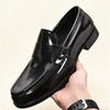 Luxury Trend Designer New Men Pointed Penny Loafter Glossy Black Brown Flats Leather Casual Shoes Male Formal Dress Footwear