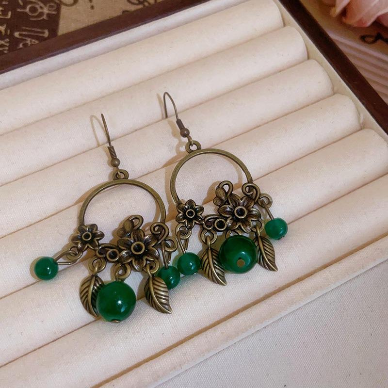 Retro Earrings Design Sense Personality Versatile Earrings Earrings Ethnic Style High-end Temperament Earrings