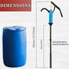 Aug. 55 Gallon Drum Pump, Lever Action Barrels Pump Fits 5-55 Gallon Drums, Water Drum Pump/Hand Drum Pump