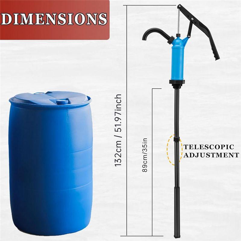 Aug. 55 Gallon Drum Pump, Lever Action Barrels Pump Fits 5-55 Gallon Drums, Water Drum Pump/Hand Drum Pump