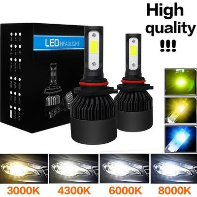 2pcs 72W 20000LM Car Haedlight H4 H7 H1 LED H8 H9 H11 9005 9006 HB3 HB4 Hi/Lo Beam LED Bulbs 4300K 3000K 6000K 8000K 25000K Ice Bulbs Auto Fog Light