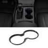 Carbon Fiber Gear Shift Cup Holder Cover Trim for Jeep Grand Cherokee 2016-2021