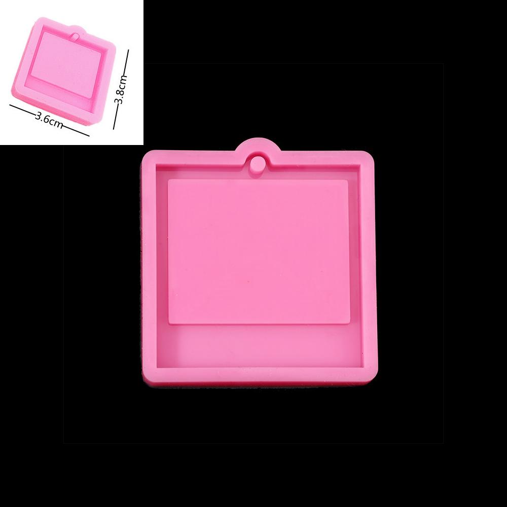 Cat Bear Paw Dog Bone Tag Pendants Silicone Mold Heart MP3 Keychain Epoxy Resin Molds For DIY Jewelry Handmade Craft Making Tool