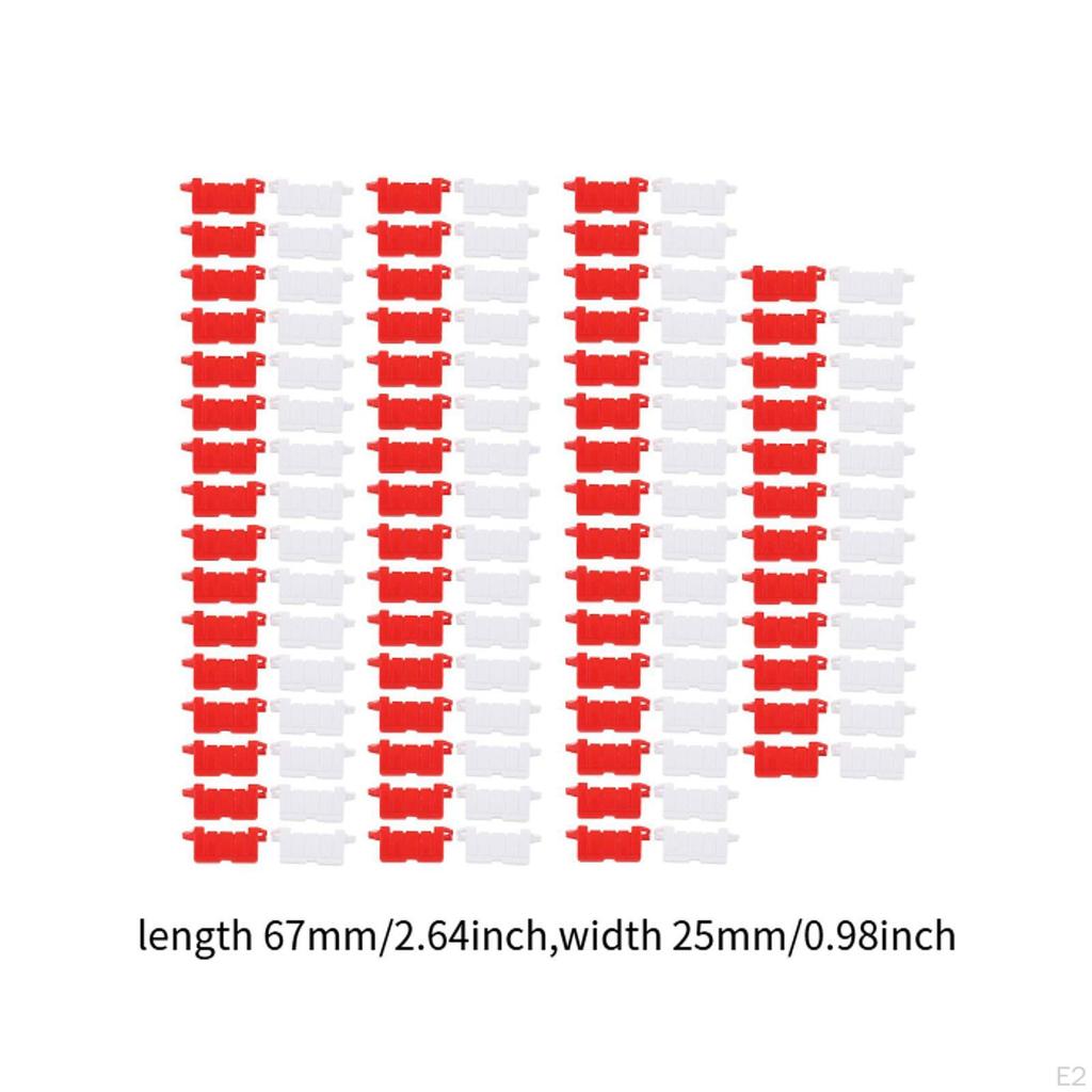 120x RC Race Track Barriers Roadblocks Accessories Miniature Car Field Fence Road Barrier Block