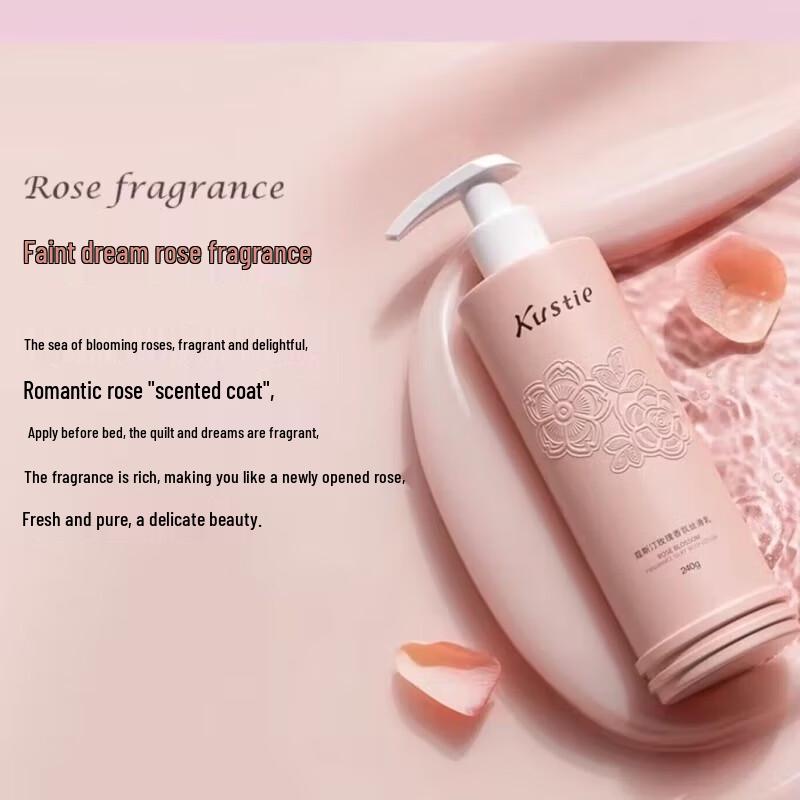 Kustie Rose Series Dual-Effect Scrub & Lotion Set 440g