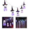 Hanging Lighted Glowing Ghost Garden Lawn Window Porch Halloween Decorations