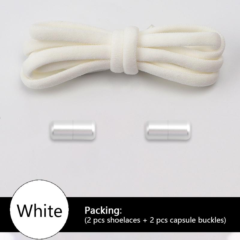 No tie Shoelace for Sports Round Shoelaces without ties Colorful Options Elastic laces Sneakers Kids Adult Shoes Accessories