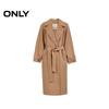 Only Women's 100% Lambswool Double-Faced Straight Long Coat