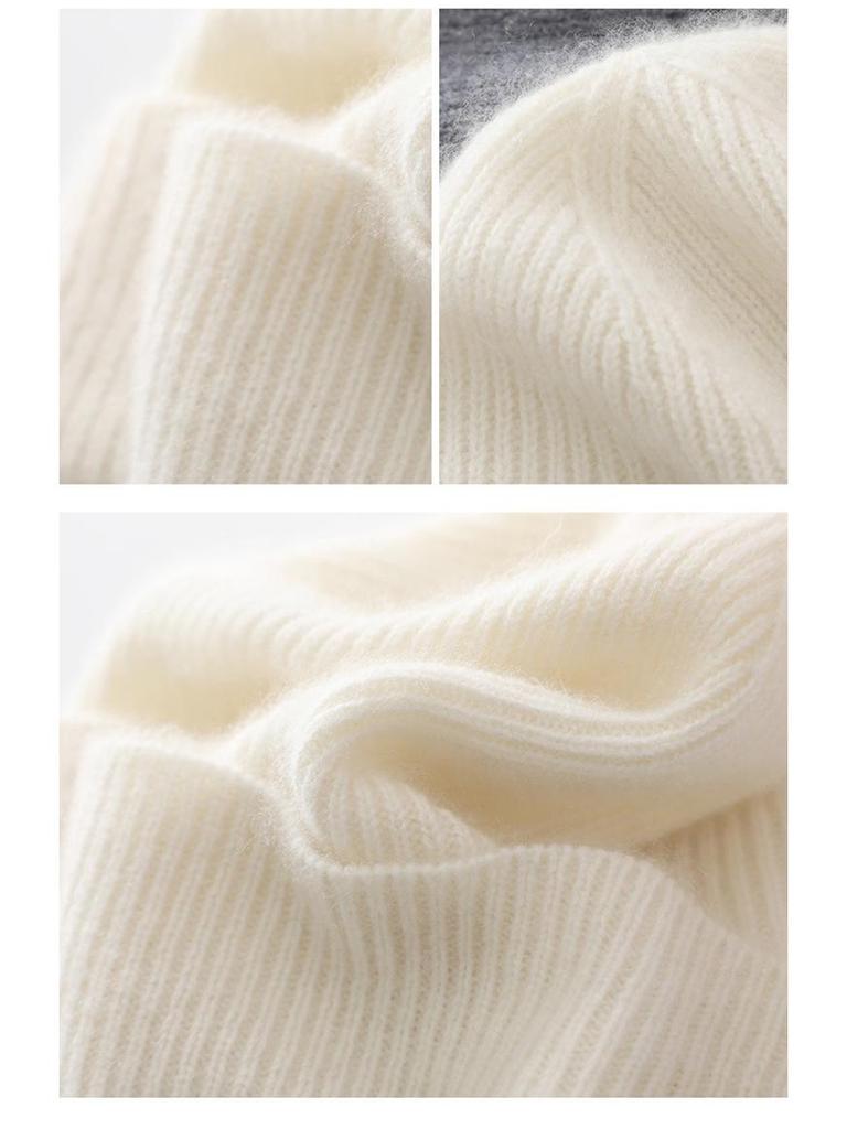 2025 Herbst/Winter Damen- & Unisex 100% Reiner Kaschmir Beanie - Warme, modische und vielseitige Mütze