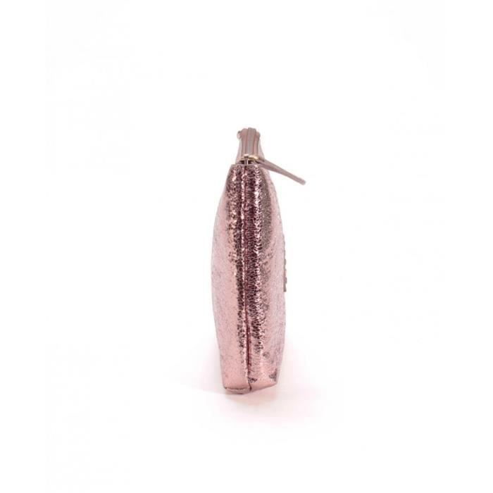 Pouch - LE TEMPS DES CERISES - History 5 Gun - Golden Vintage Effect - 100% PU - 21x15x3 Cm