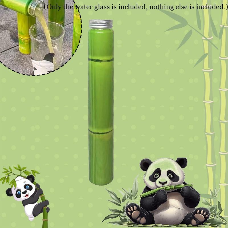 400ml Pet Plastic Bamboo Design Tumbler For Outdoor Sports And Drinks