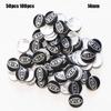 50 pièces 100 pièces Vente chaude ancien 16 mm 14 mm 3D Aluminium Logo de voiture Porte-clés Décoration Emblème Autocollant Badge de clé de voiture Accessoires Pour kia aim365