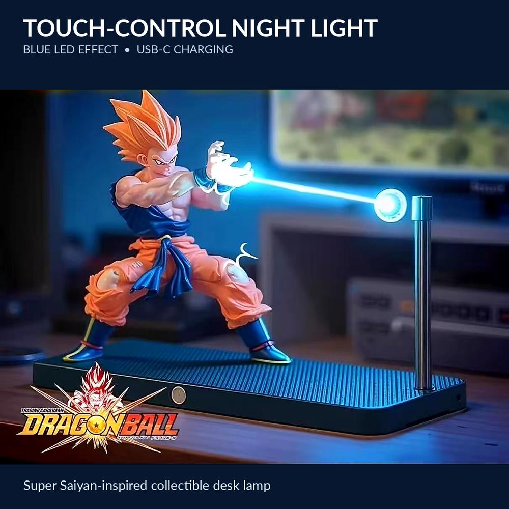 Dragon Ball Son Goku LED Night Light, Touch Control Anime Lamp