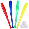 45cm Plastic Anti-slip Baseball Bat with 5.5cm Baseball Outdoor Interactive Ball Games Creative Baseball Training Party Gifts