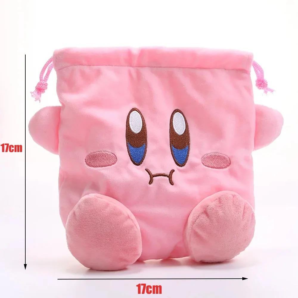 

Star Kirby Action Figures Toys with Kirby Cartoon Storage Bag PVC Cute Figure Action Toy Drawstring Pocket