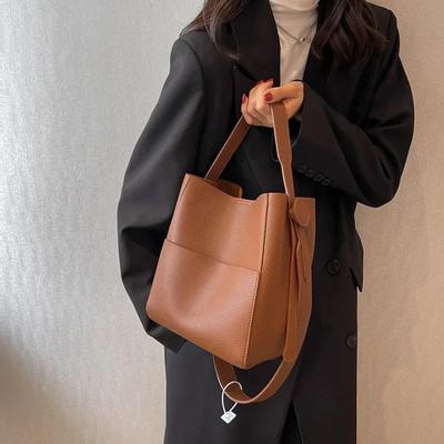 Bucket-Schultertaschen für Damen, Designer-Trend, kleine Umhängetasche aus Leder, Handtaschen und Geldbörsen