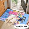 Custom Name KPop Demon Carpet, Chair Rug,Area Rug for Office Bedroom living rooms bedroom, Doormat decor Christmas fan gifts