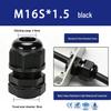 Nylon Waterproof Cable Connector Gland, M/PG Type, Flame Retardant, Sealed Threaded