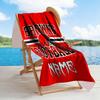 Browns Football Team Spirit Personalized Text Beach Towel Super Soft & Absorbent Perfect for Traveling Yoga Camping and Swimming