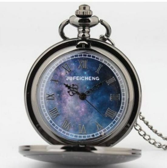 Engraved Retro Quartz Pocket Watch for Son, Husband, Grandpa