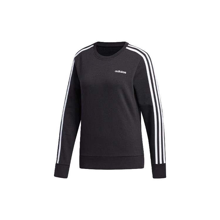 (WMNS) adidas Essentials 3-Stripes Sweatshirt Black White Women s FQ3262 M