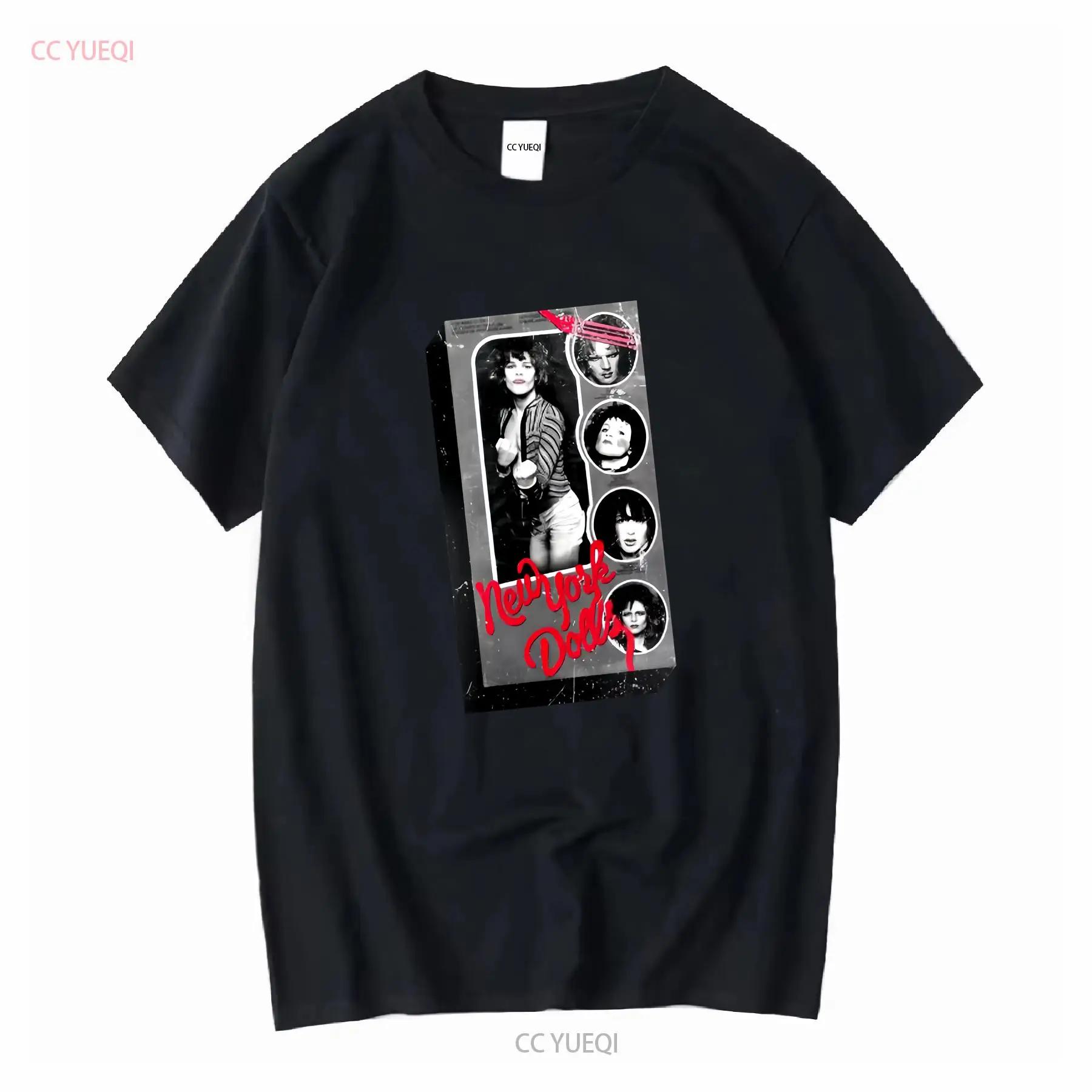 Private World New York Dolls David Johansen Sylvain Rock Soul T Shirt Long Sleeves Vintage Washed Unisex Graphic Breathable S разноцветный