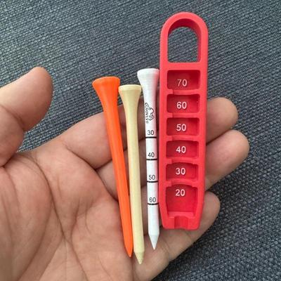 1PCS Adjustable Golf Tees Height Gauge Tee Elevator Portable Training Tool Perfect Precise Colorful Placement Tools Accessories
