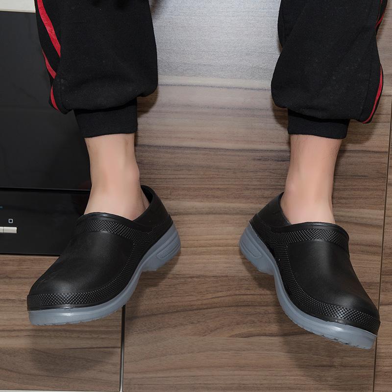Large-sized Water Shoes Waterproof Shoes Chef's Shoes Anti-slip Oil-proof Shoes 36-47