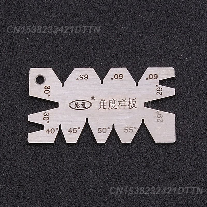 Measuring Lathe Tools Carbon Steel Material Stamping Chrome Plating Process Stainless Steel Corner Arc Model Tool Ruler