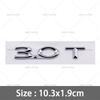 3D ABS 2.0H 3.0H Letter Stickers 2.0T 3.0T 2.3T 2.7T MKZ MKC MKX Embelm Badge Car Logo Rear Trunk Decal Auto Body Sticker