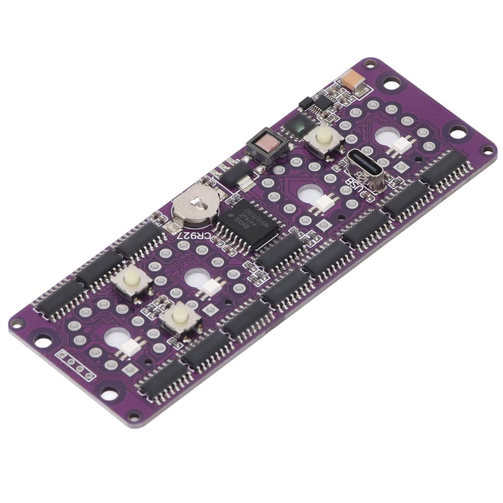 Nixie Tube Clock Circuit Board 12 24 ore Precizie cronometrare Setare ușoară Modulul Nixie Clock