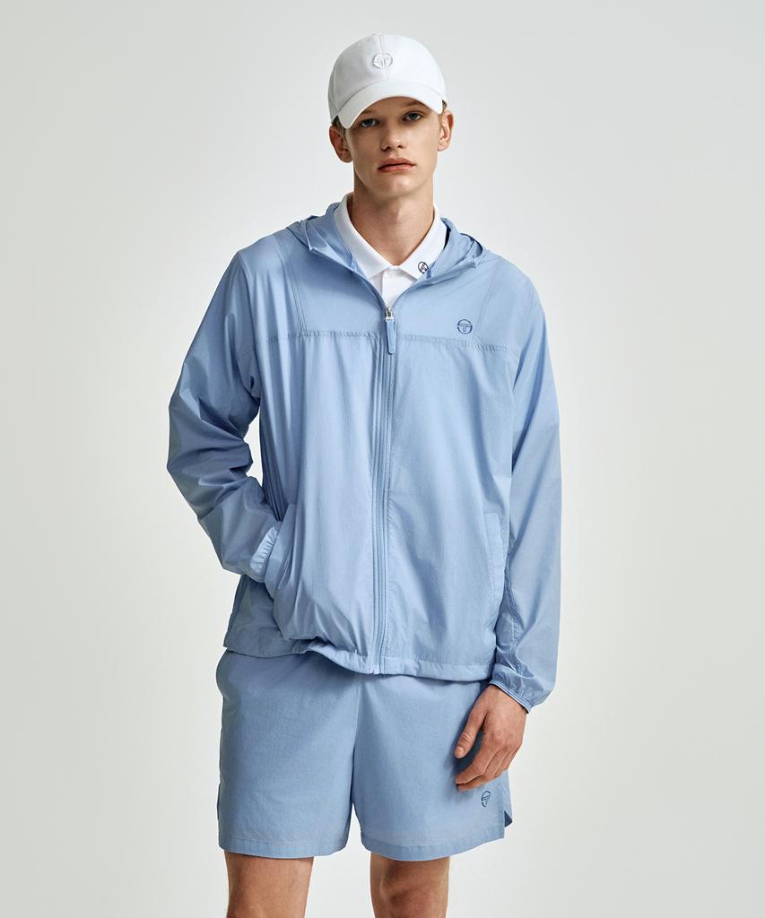 Sergio Tacchini M Comfortcool Lightweight Woven Jacket (L.Indigo)