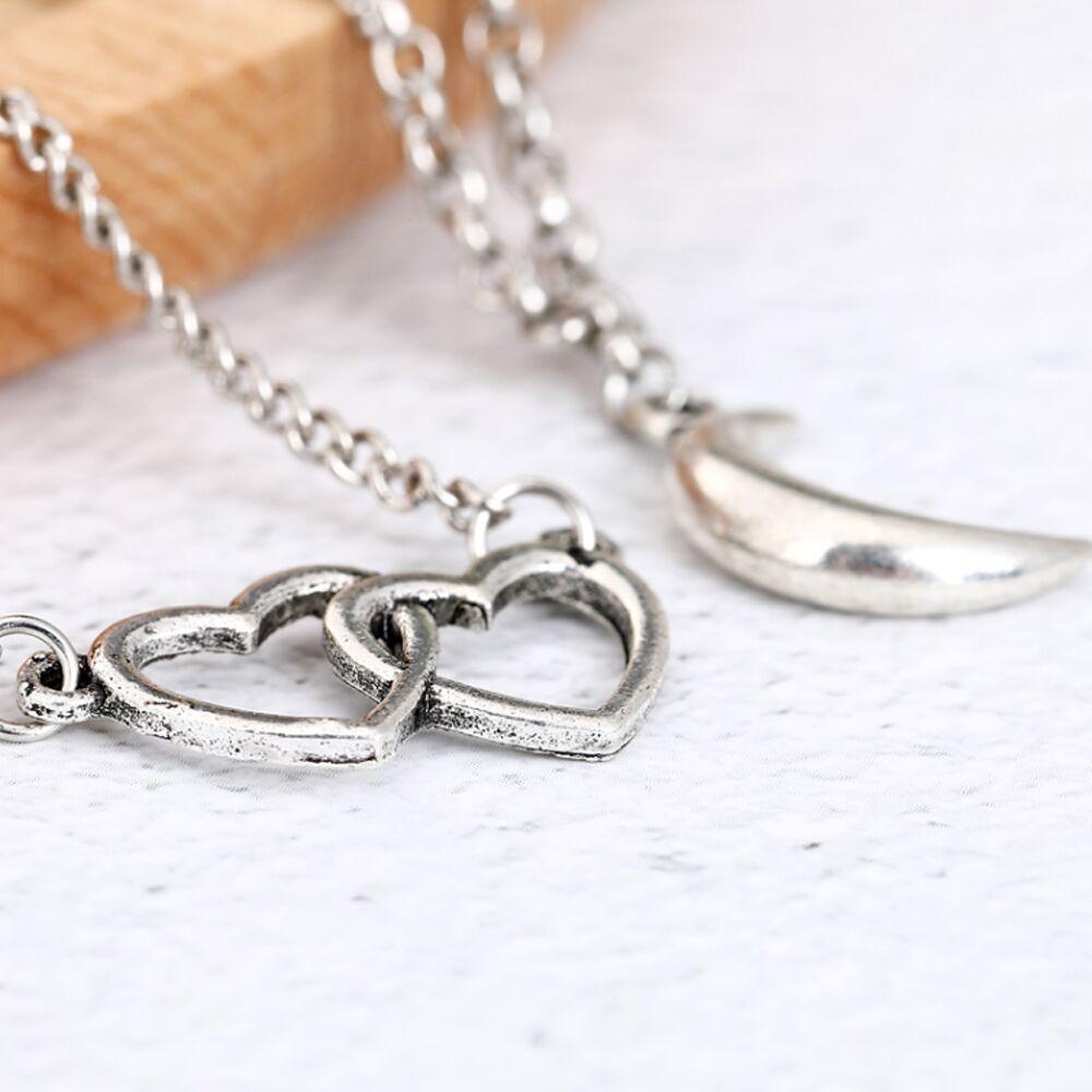 European and American style double-layer love sun moon anklet women's beach vacation alloy foot jewelry hot-selling models