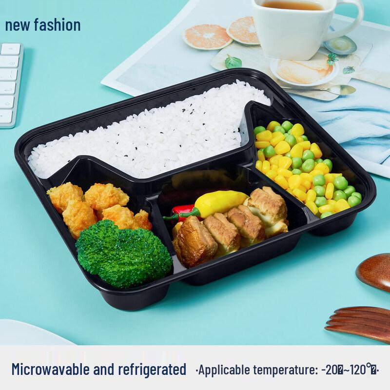 ZISIZ Disposable Plastic Meal Boxes
