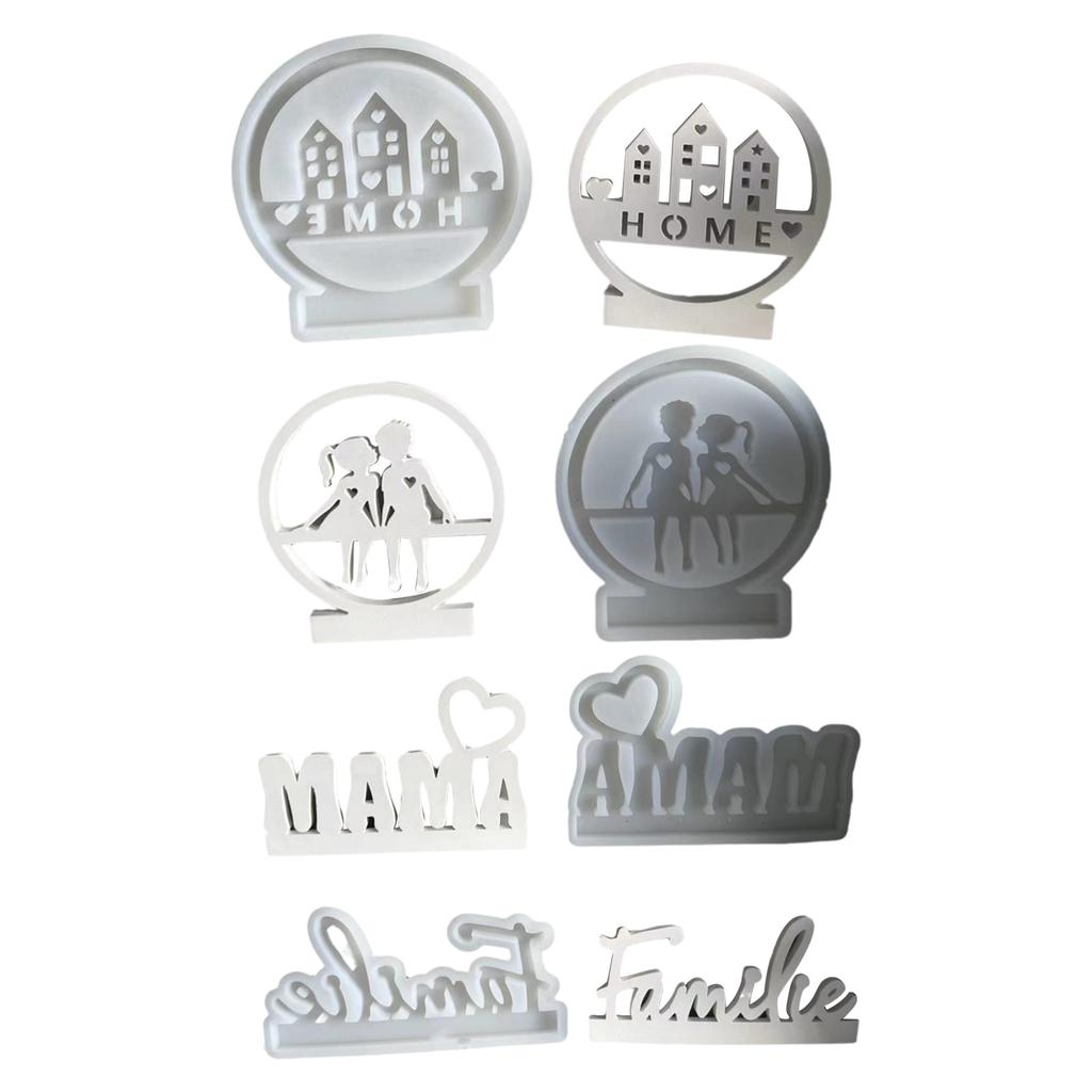 Custom Table Figurines Creating Mold Easy To Use Decoration Moulds for Crafts Handcrafted Silicone Crafts Creating Mold