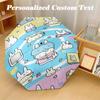 8‑Rib Automatic Umbrella, Miffy Design Foldable Umbrella for Sun Rain Protection Travel