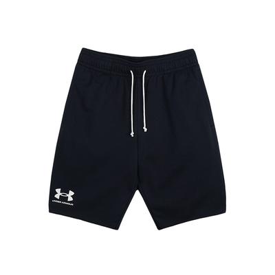SHORT UA RIVAL TERRY/1361631-001/Noir/Blanc Onyx