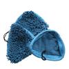 Blaue Mopp-Ersatzpads, Dampfwischer-Dreieckspads, blaues Chenille, kompatibel mit H2O X5 H20, waschbar