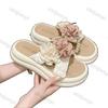 Fashion Women's Platform Sandals 2025 Summer Fashion Flower Skirt Outdoor Slippers Height Increase Lightweight Comfortable Flat Shoes