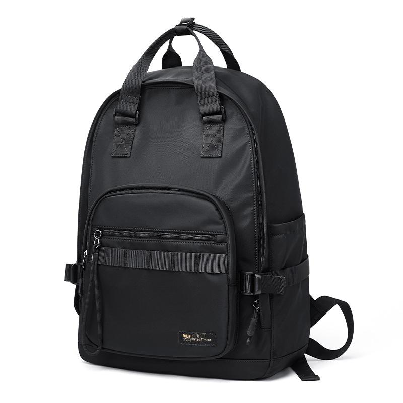 

Short-haul Bag Unisex Student Bag Computer Bag Simple Backpack чёрный