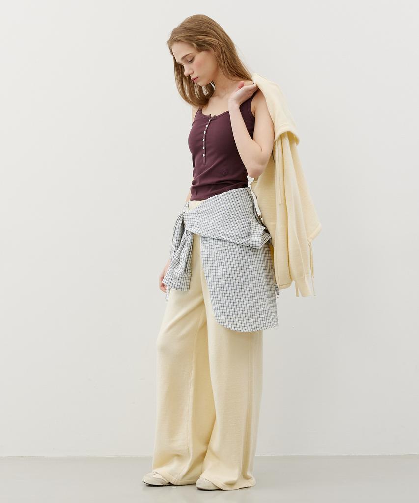 CITYBREEZE 2Way Knit Pants_Ivory