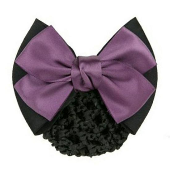 Korean Style Professional Hair Snood: Bow Hair Clip for Waitresses, Nurses, Hotel Staff, and Flight Attendants