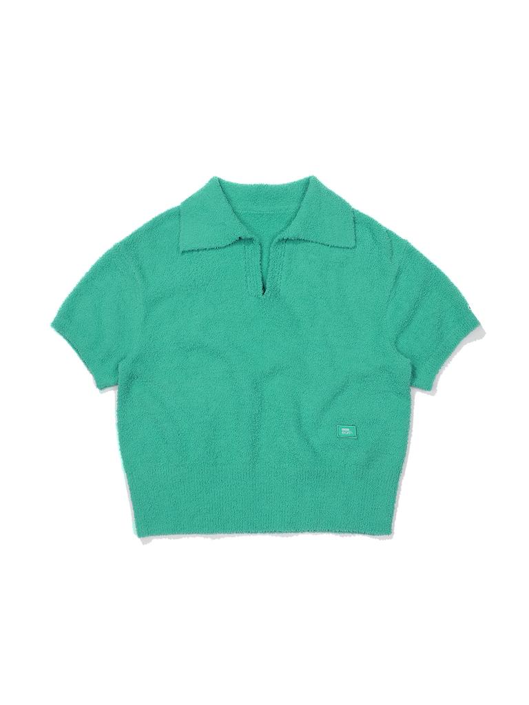 BBC EARTH W V-Neck Collar Knit_Green