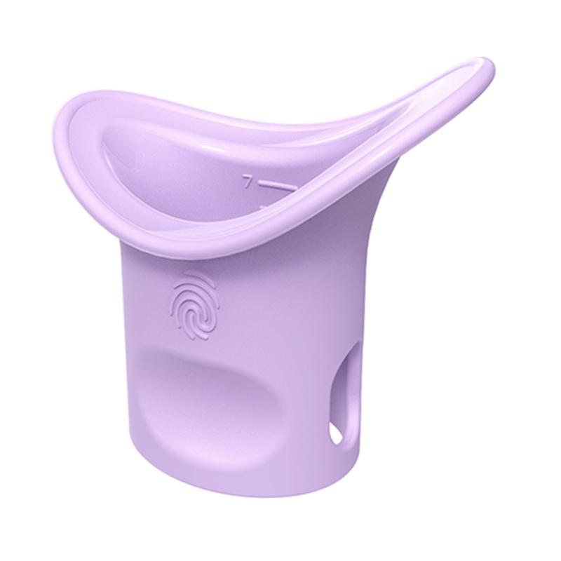 1PC Eye Cup Practical Eye Rinse Cup Reusable Gentle Eye Washer Tool Dust Makeup Removal for Home and Travel фиолетовый